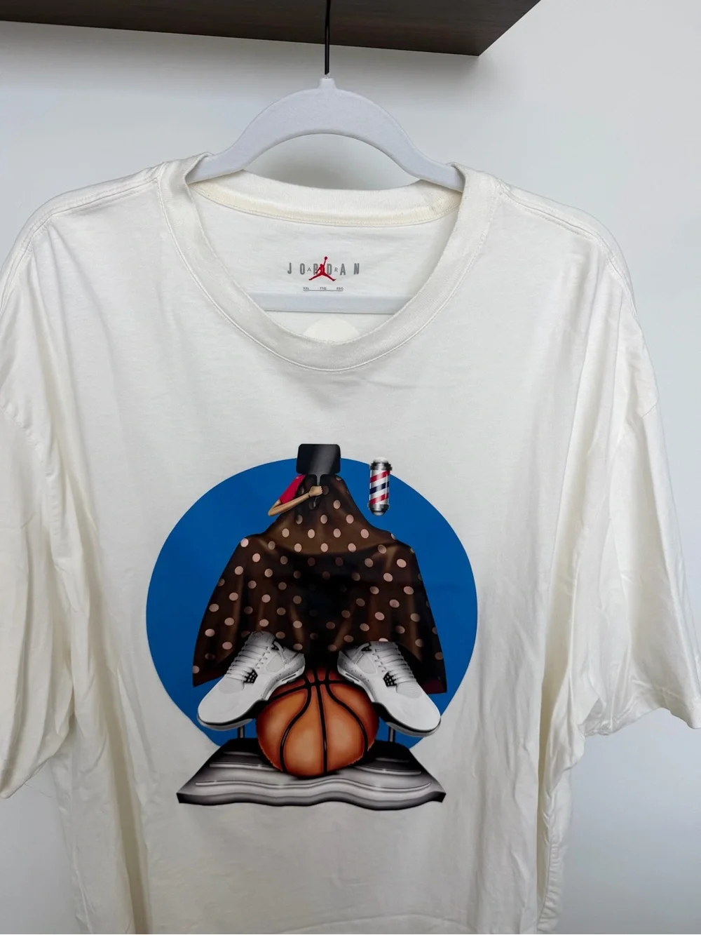 Nike Air Jordan Artist Series x Darien Burks Barbershop Graphic Tee - Men’s XXL